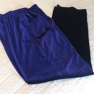 Impressions Violet Velvet Pants